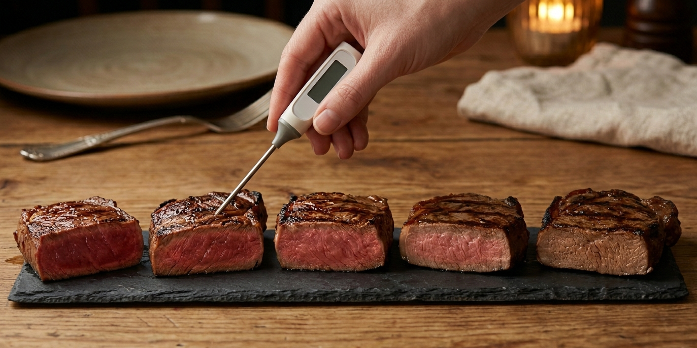 Steak Doneness Guide: Rare to Well Done